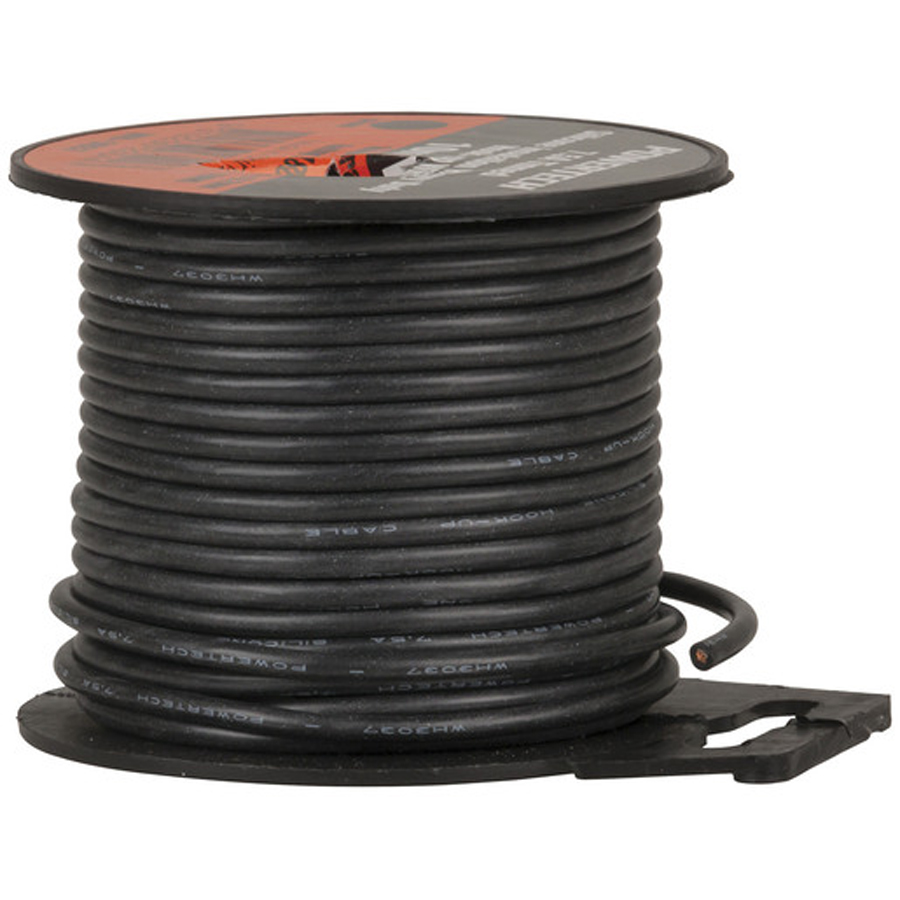 Heavy Duty Silicone Hook Up Wire 10m Handy Pack Black 