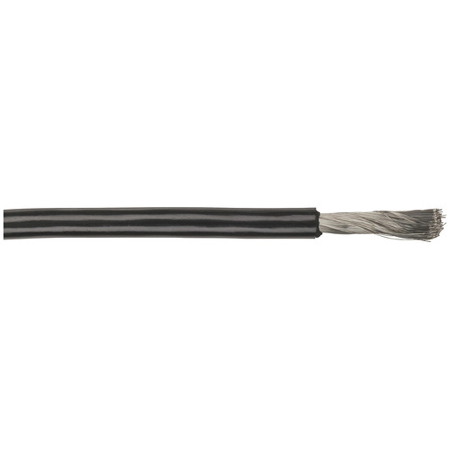 Black 8GA OFC High Current Power Cable - Sold per metre 