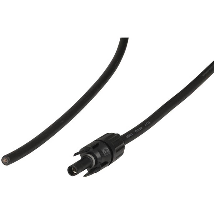 2m Premade PV Power Cable with PV Style Plug to Bare End 