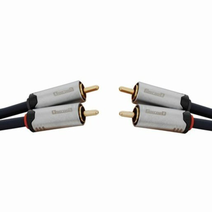 HQ Concord 2 x RCA to 2 x RCA Plug Cable 0.5m 