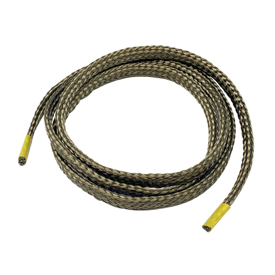 High Temperature Basalt Fibre Sleeving 3mm x 1m 