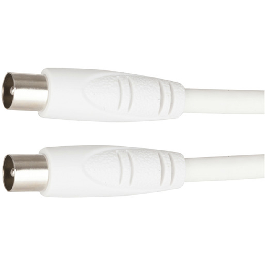 TV Coaxial Plug to TV Coaxial Plug Cable - 1.5m 