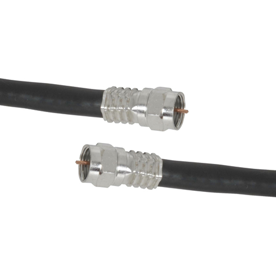 3m High Quality RG6 Quad Shield Cable with Crimped Connectors 