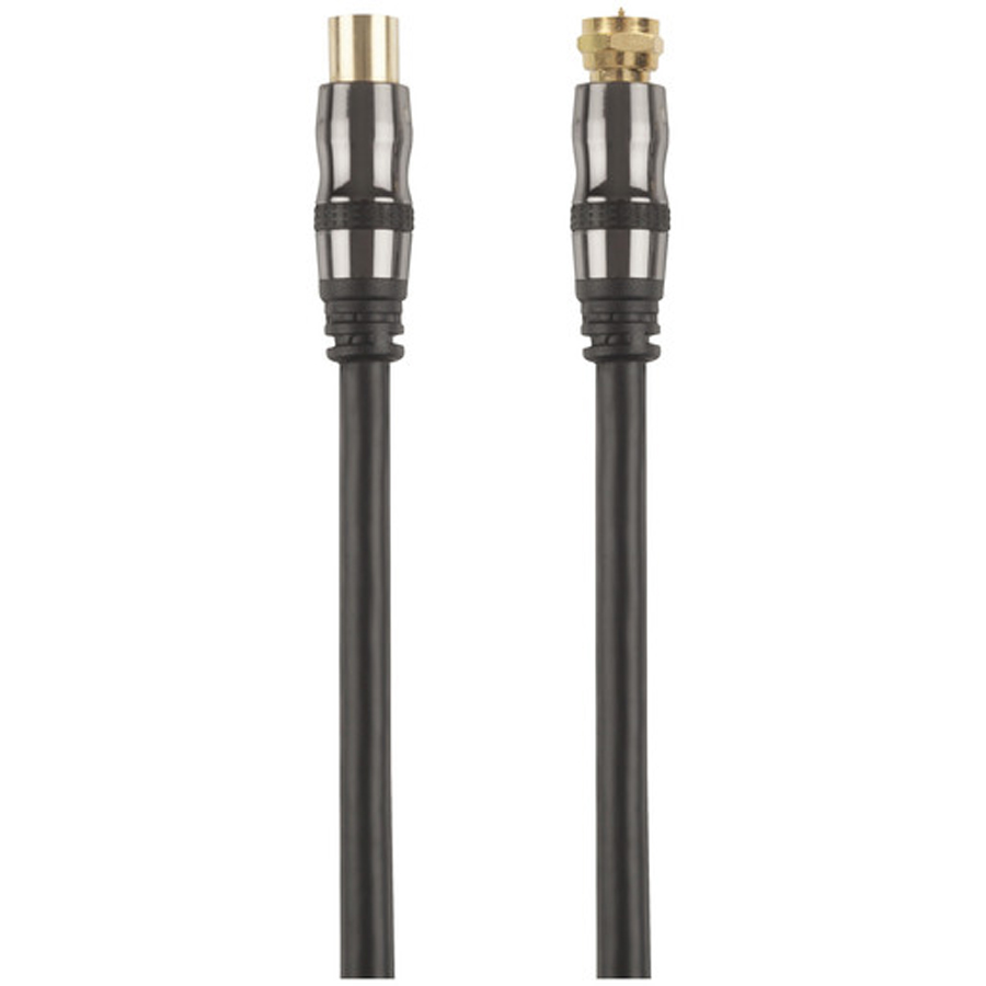 Concord 3m Flexible TV to F Coax Cable 