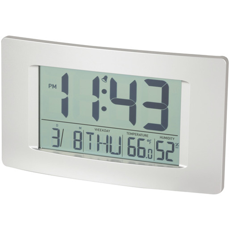 Multi-Function LCD Wall Clock 