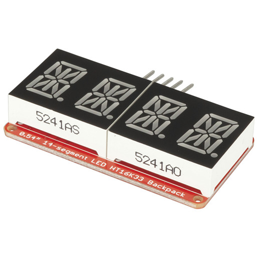 Quad 14 Segment Alphanumeric Display Module 