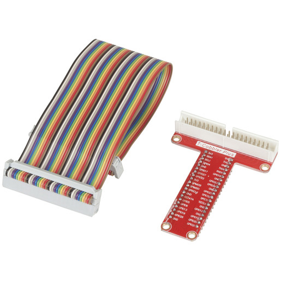 Raspberry Pi GPIO Breakout Lead and Header for breadboard 