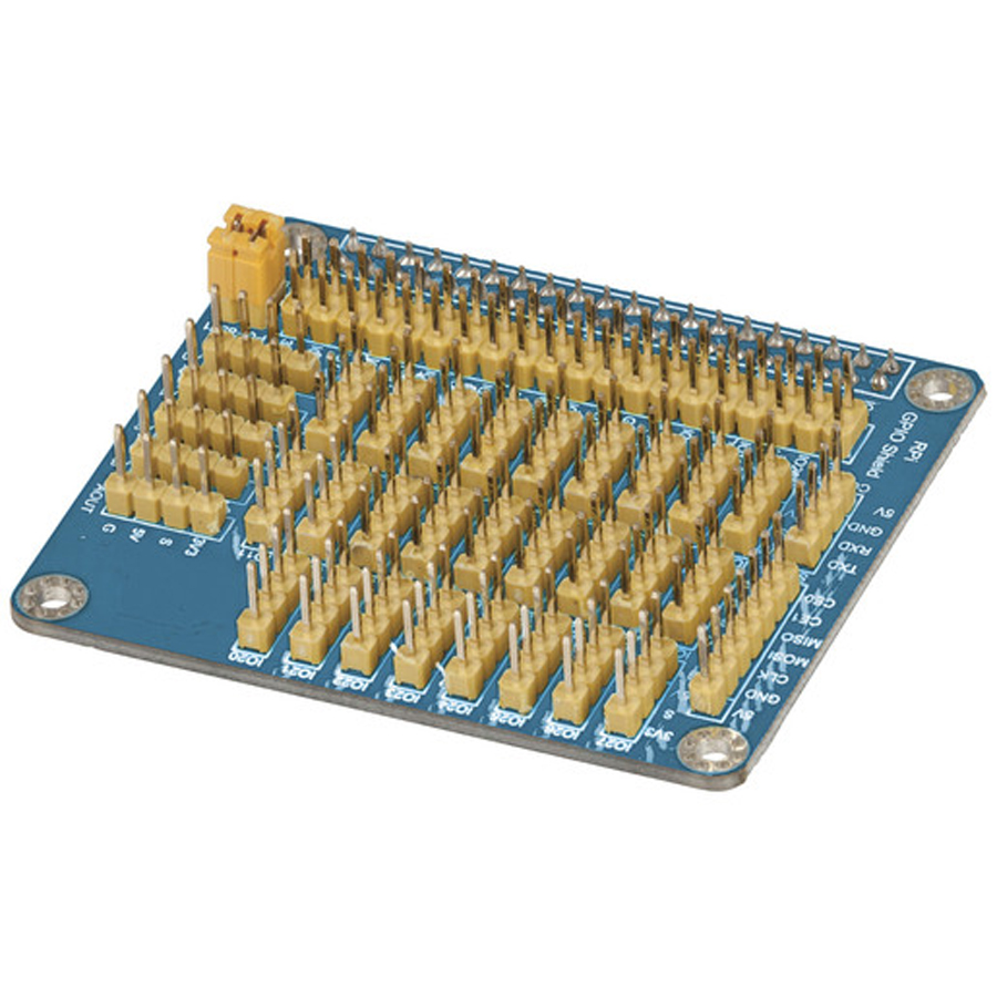 Duinotech Raspberry Pi GPIO Expansion Shield with 4 x ADDA 