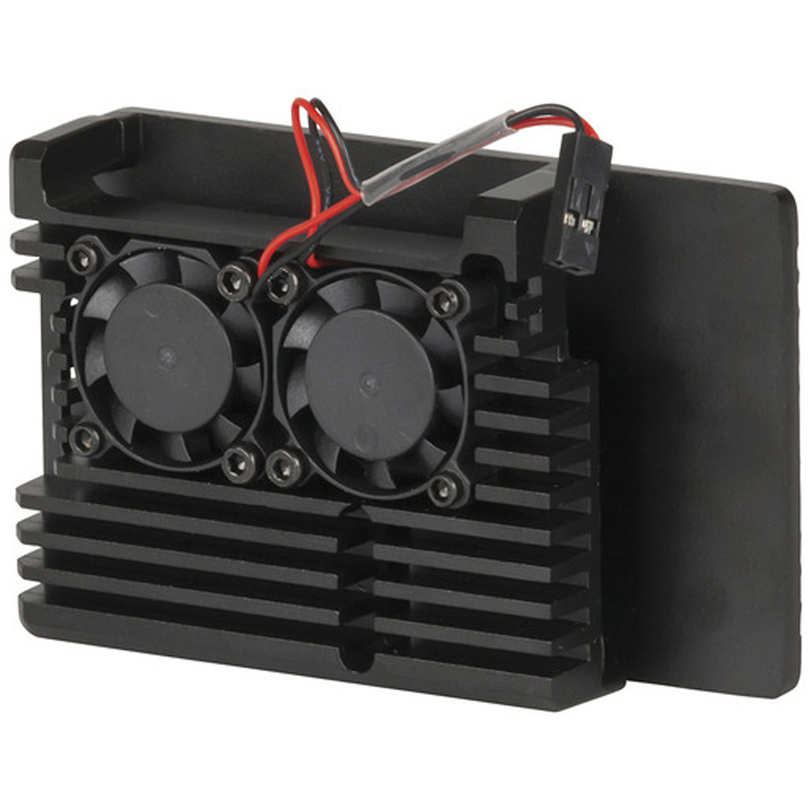Heatsink Case with Dual Fan for RPi4 