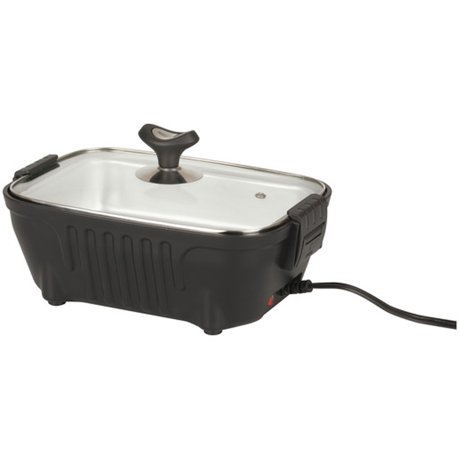 Rovin 12V Portable Lunch Stove with Glass Lid 
