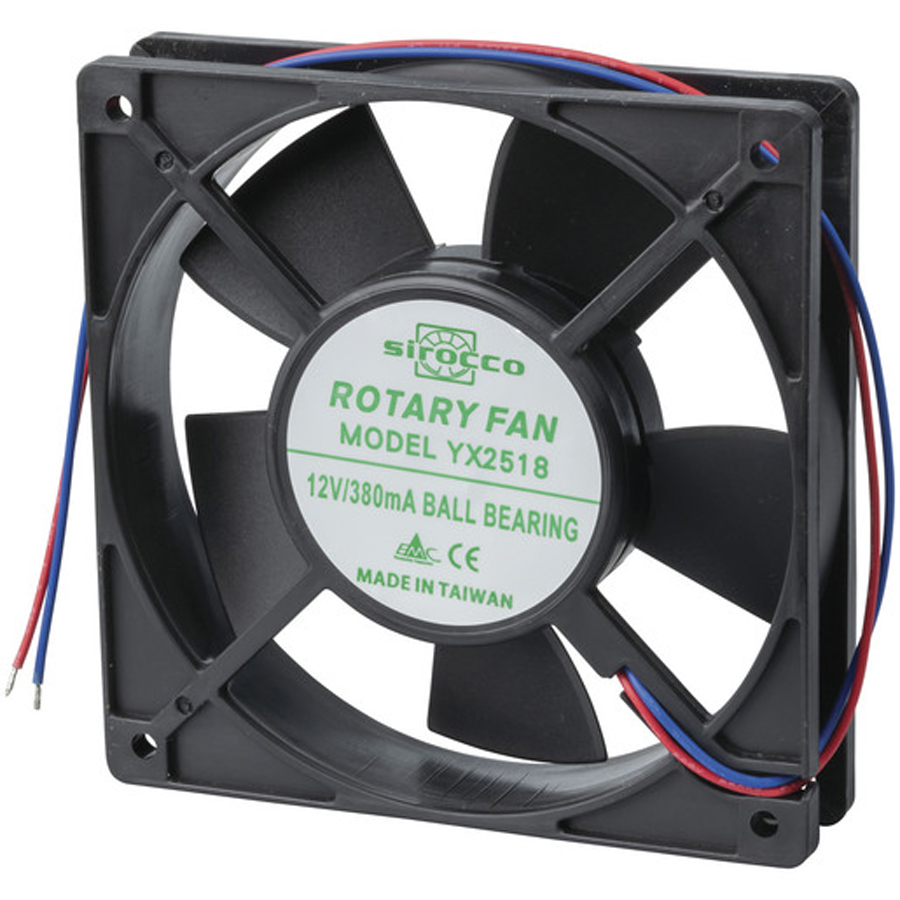 120mm 12VDC Thin Ball Bearing Cooling Fan 
