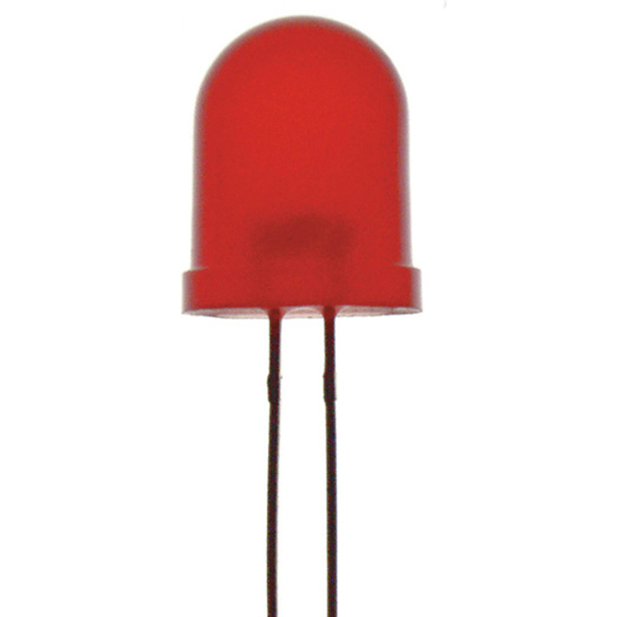 Red 3mm LED 40mcd Round Diffused 