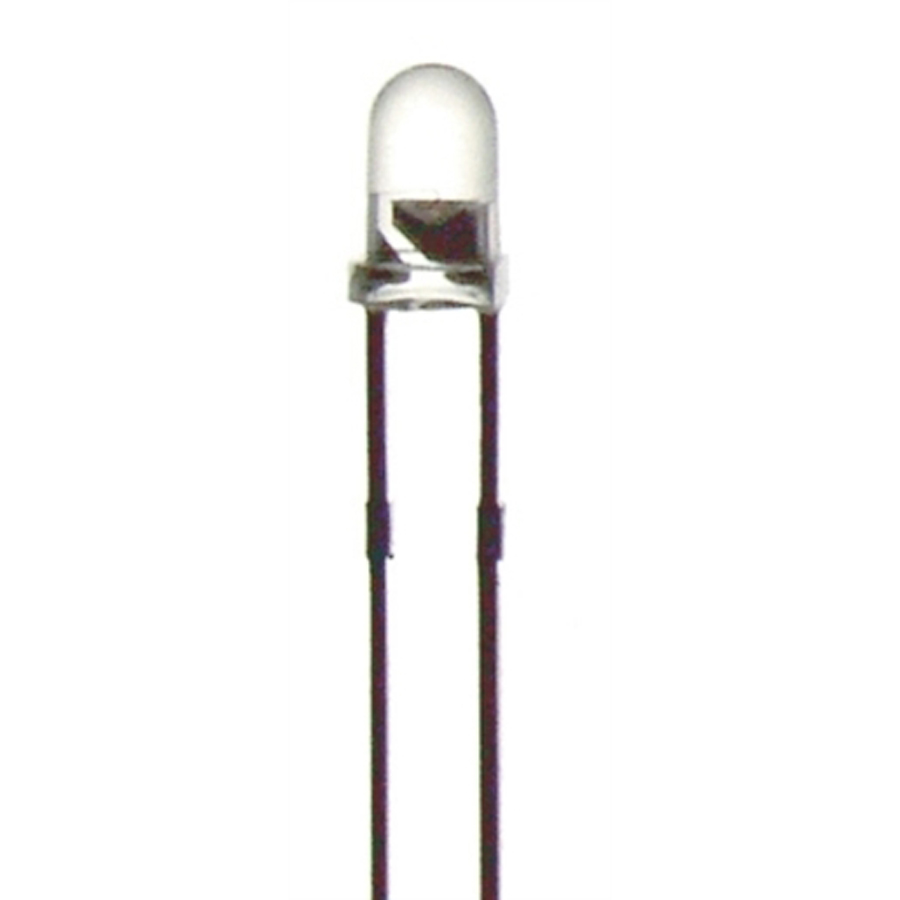 Red 3mm LED 2800mcd Round Clear 
