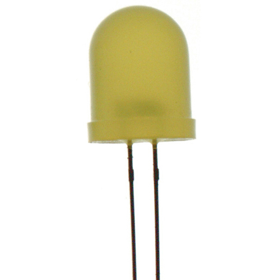 Yellow 3mm LED 30mcd Round Diffused 