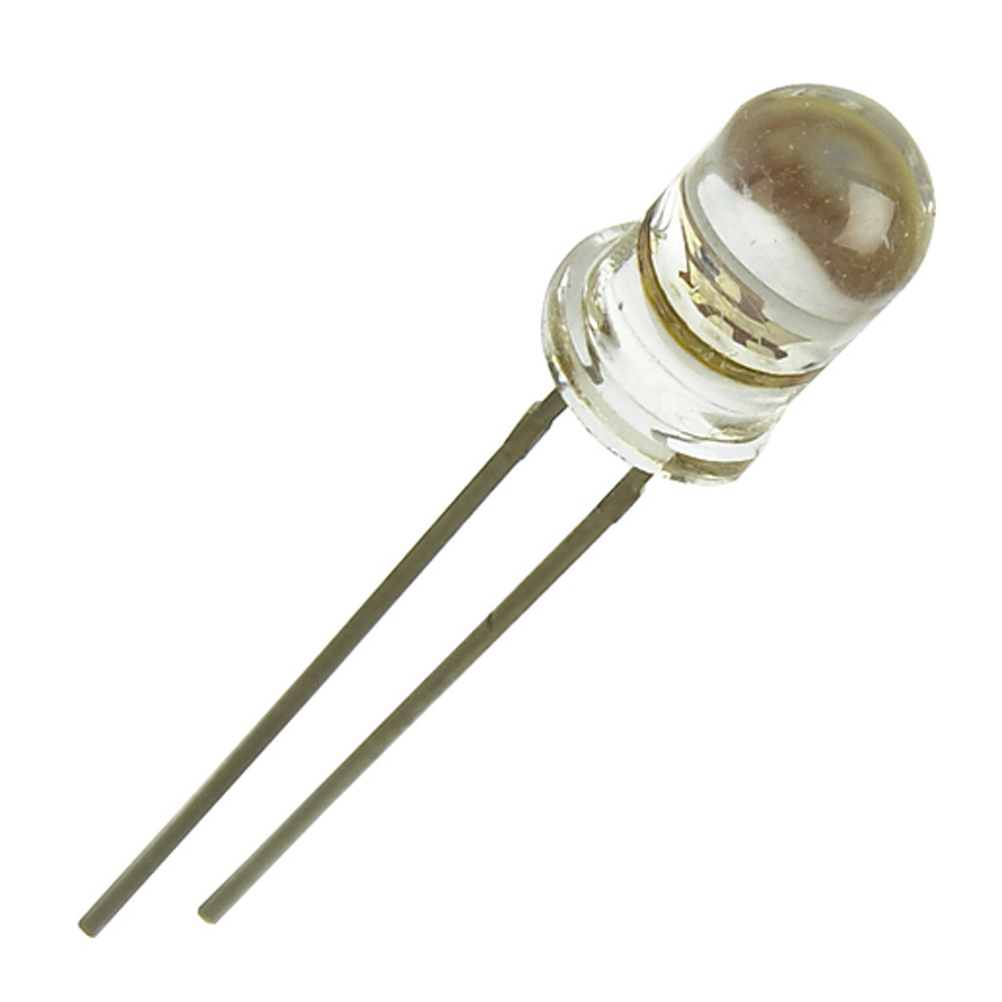Tricolour RGB 5mm LED Colour Cycling 550-1800mcd Round Clear 