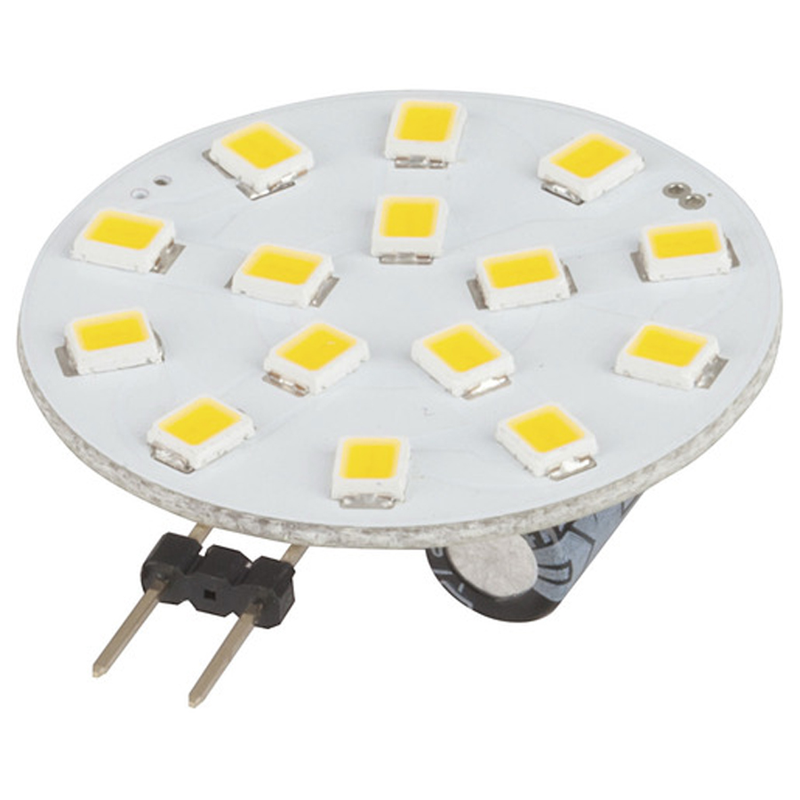 G4 LED Replacement Light,15x2835 LEDs, 120&ordm; 12VACDC, Warm White 